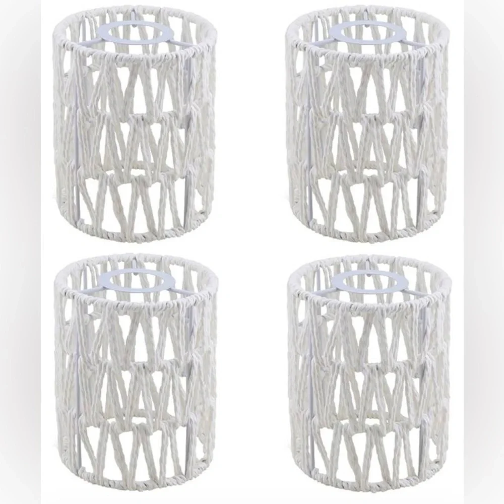 Rattan Lamp Shade Set of 2